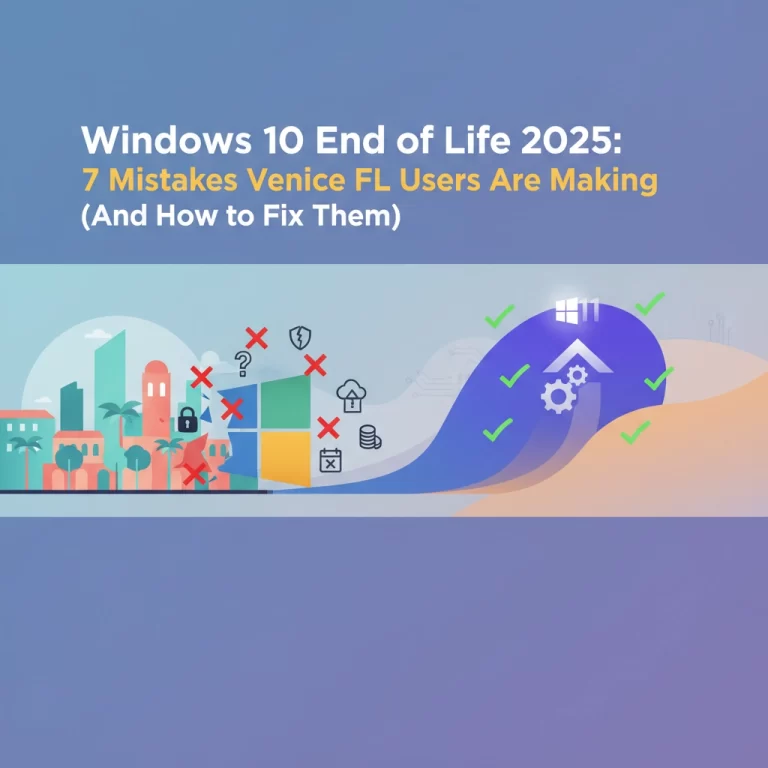 Read more about the article Windows 10 End of Life 2025: 7 Mistakes Venice FL Users Are Making (And How to Fix Them)