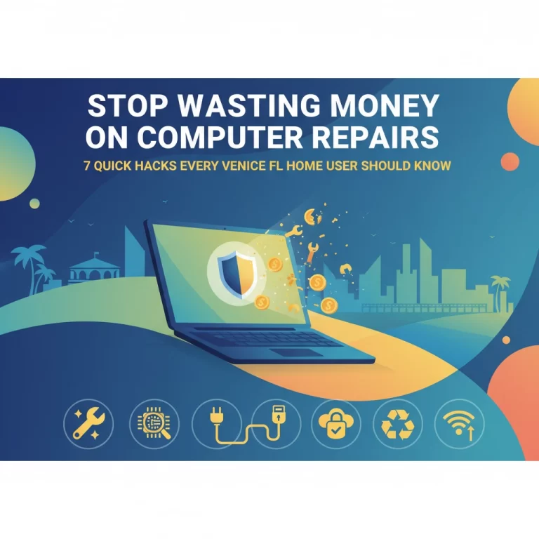 Read more about the article Stop Wasting Money on Computer Repairs: 7 Quick Hacks Every Venice FL Home User Should Know