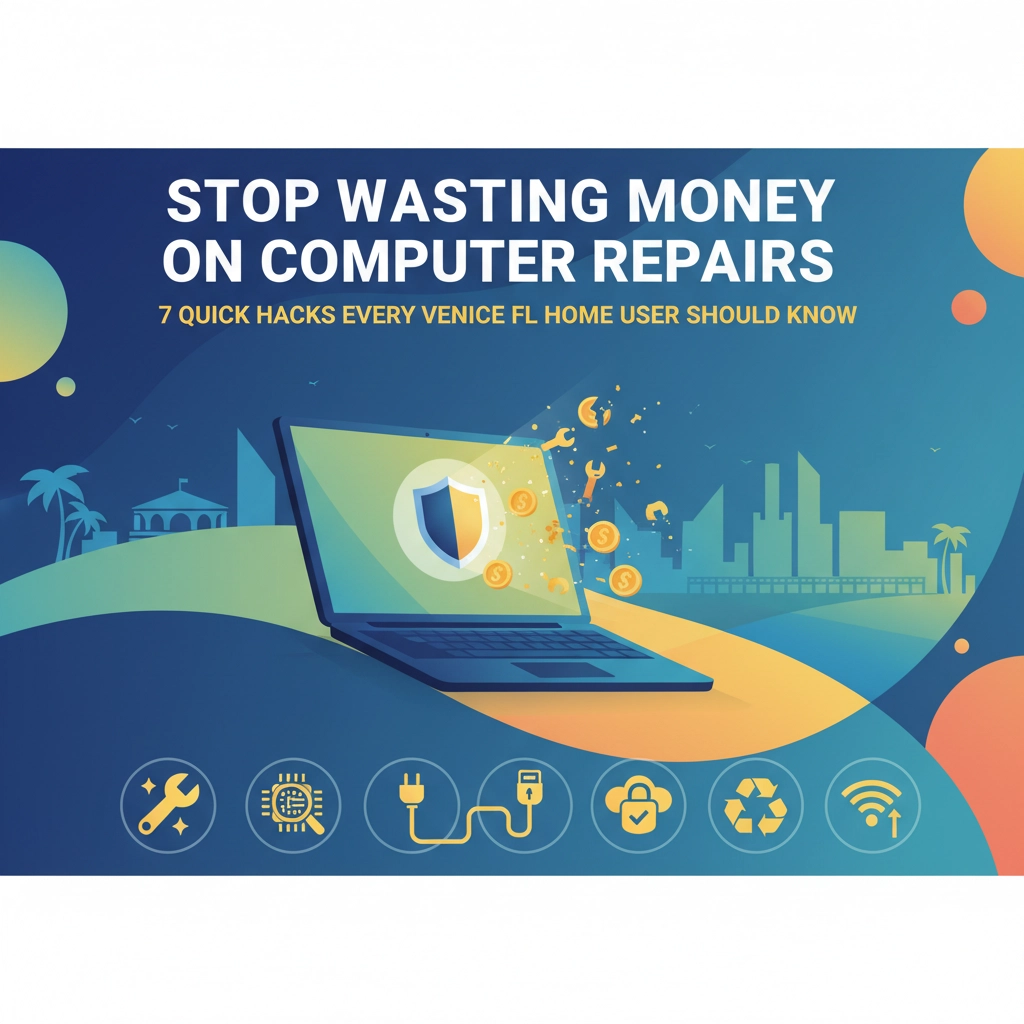 Read more about the article Stop Wasting Money on Computer Repairs: 7 Quick Hacks Every Venice FL Home User Should Know