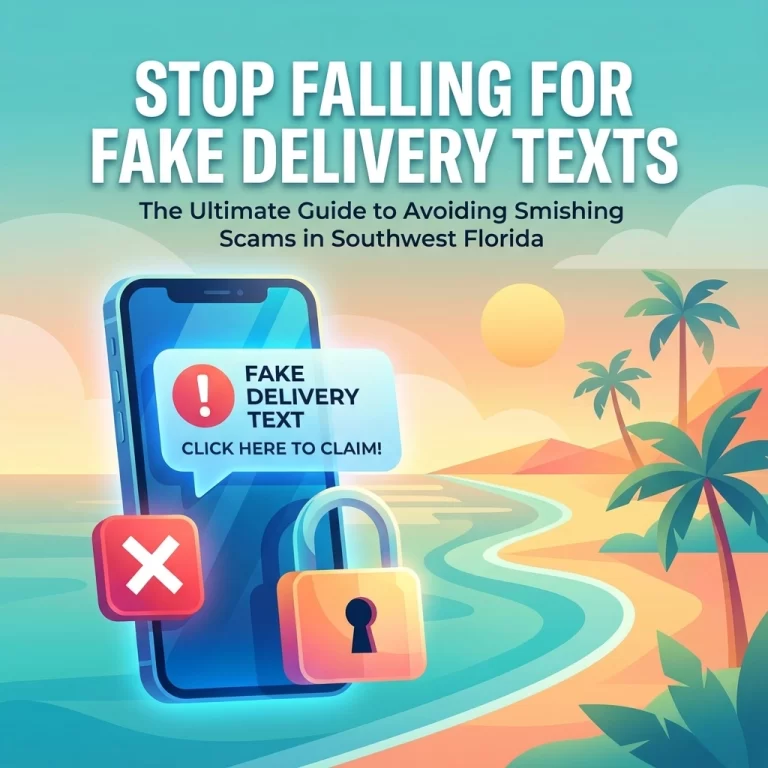 Read more about the article Stop Falling for Fake Delivery Texts: The Ultimate Guide to Avoiding Smishing Scams in Southwest Florida