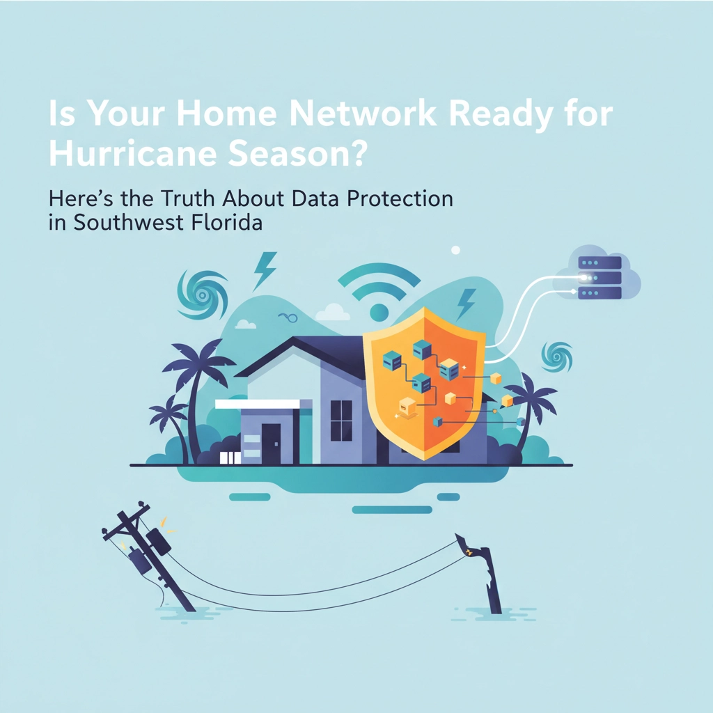 Read more about the article Is Your Home Network Ready for Hurricane Season? Here's the Truth About Data Protection in Southwest Florida