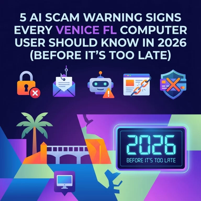 Read more about the article 5 AI Scam Warning Signs Every Venice FL Computer User Should Know in 2026 (Before It's Too Late)