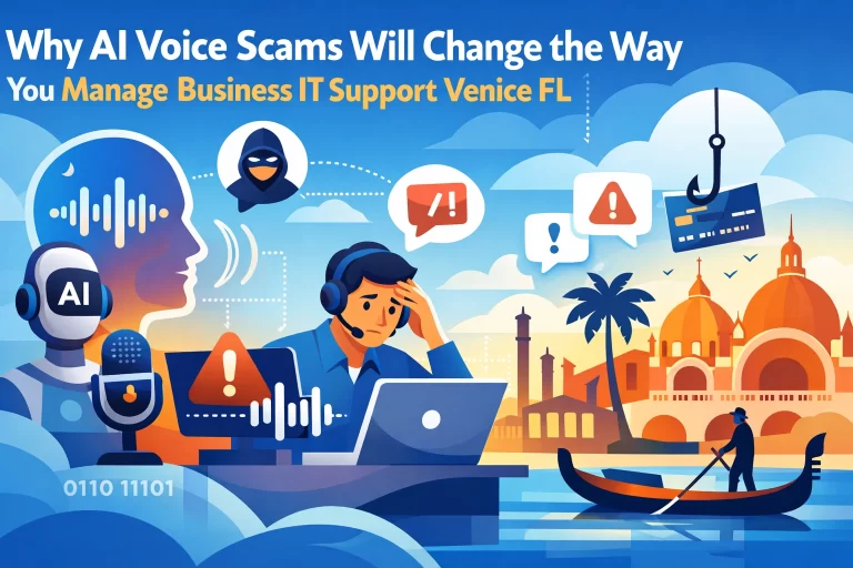 Read more about the article Why AI Voice Scams Will Change the Way You Manage Business IT Support Venice FL