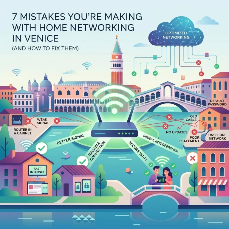 Read more about the article 7 Mistakes You’re Making with Home Networking in Venice (and How to Fix Them)