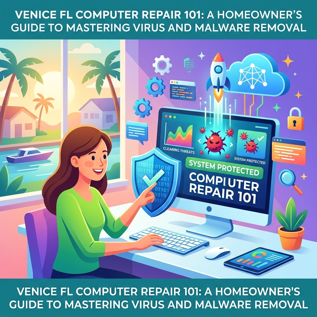 Read more about the article Venice FL Computer Repair 101: A Homeowner’s Guide to Mastering Virus and Malware Removal