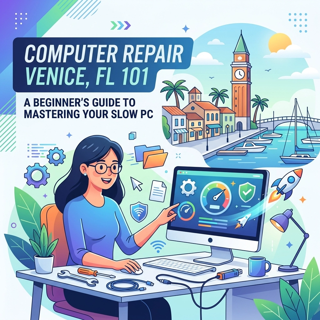 Read more about the article Computer Repair Venice, FL 101: A Beginner’s Guide to Mastering Your Slow PC