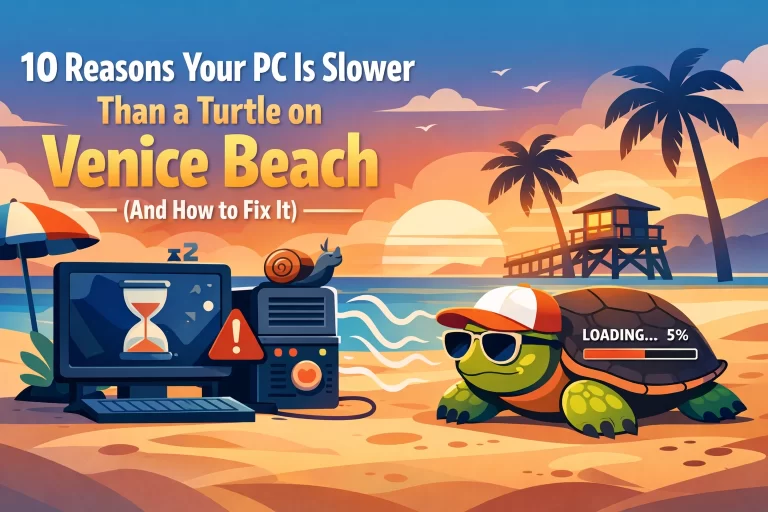 Read more about the article 10 Reasons Your PC Is Slower Than a Turtle on Venice Beach (And How to Fix It)
